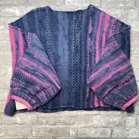 SOLD! Amethyst Sweater in Blue Combo Medium - Picture 4 of 8